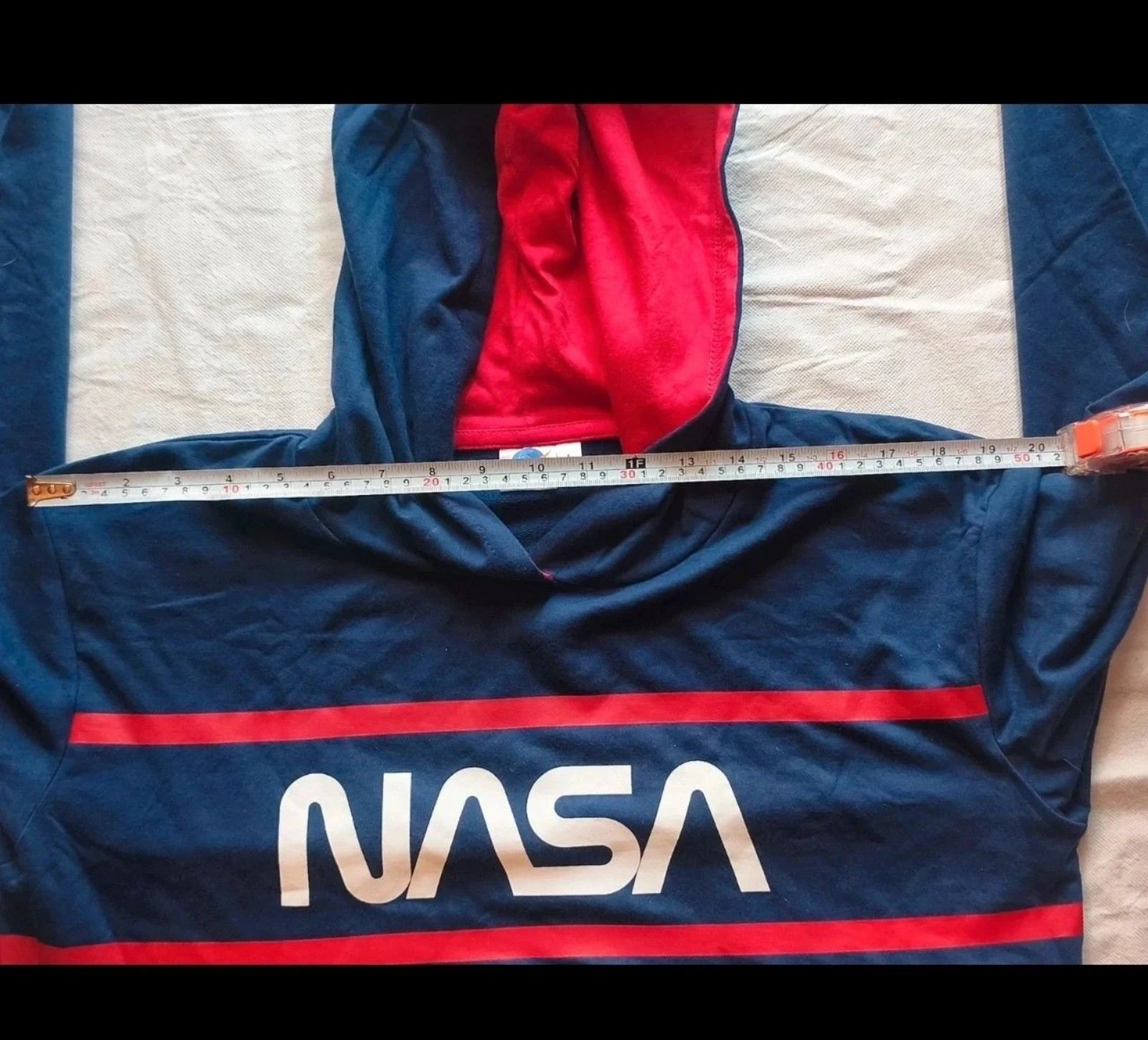 NASA Marine Blue "Crop" Sweatshirt - Maat L - 100% Katoen - Nieuw – photo 4